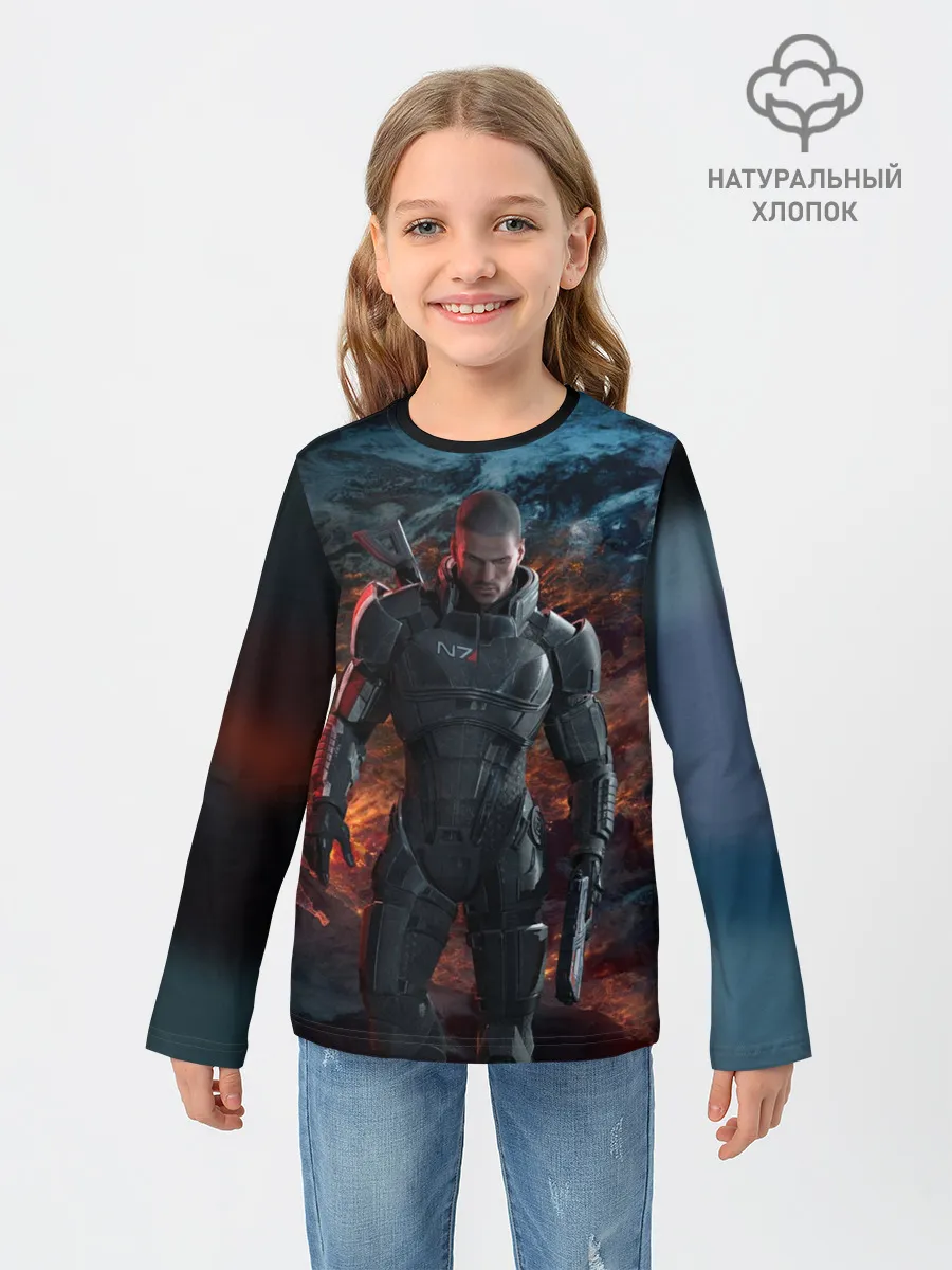Детский лонгслив / Mass Effect 3