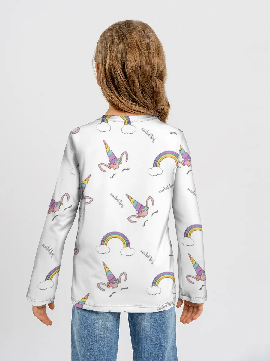 Детский лонгслив / Just belive