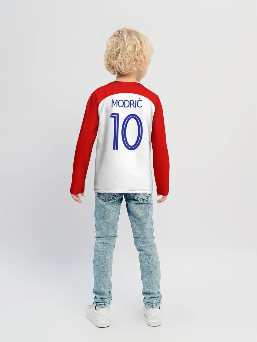 Детский лонгслив / Модрич Хорватия