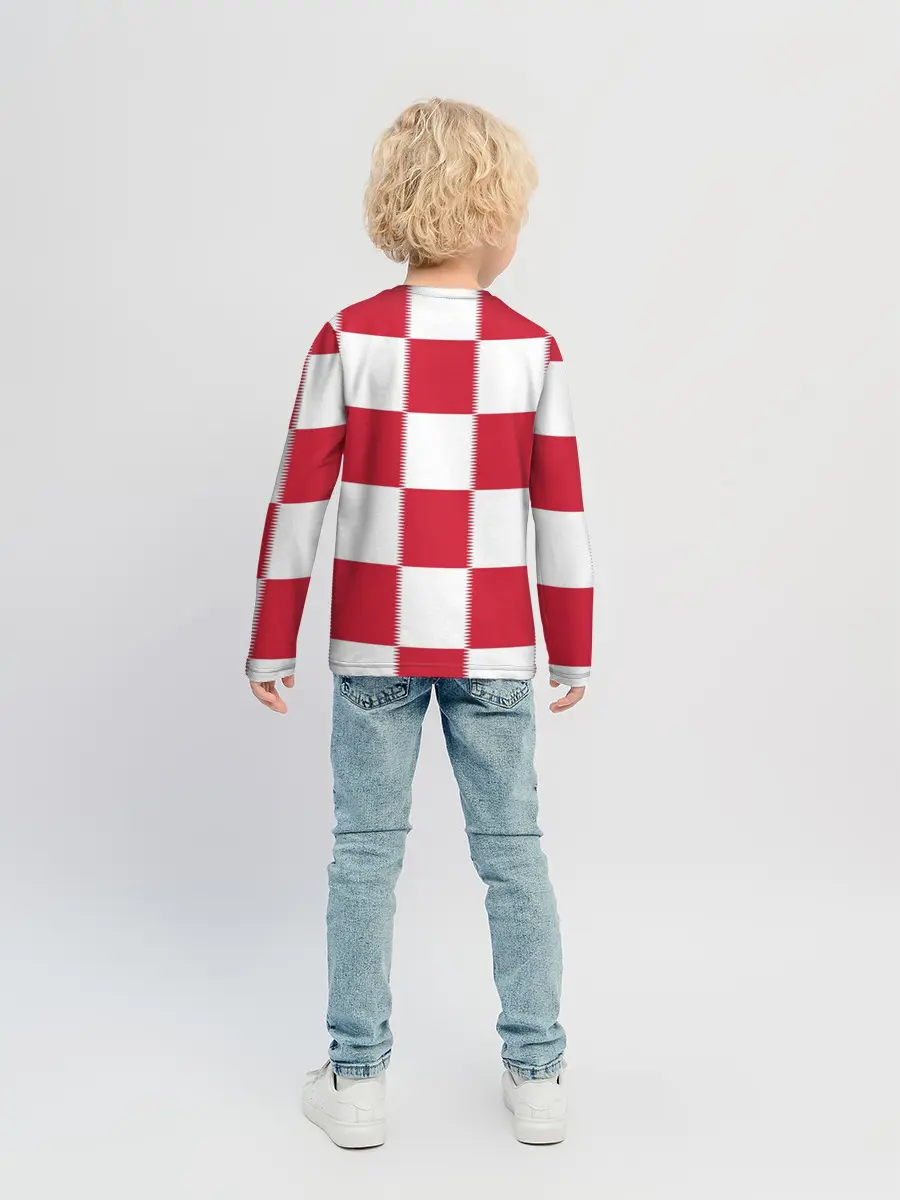 Детский лонгслив / Форма Хорватии