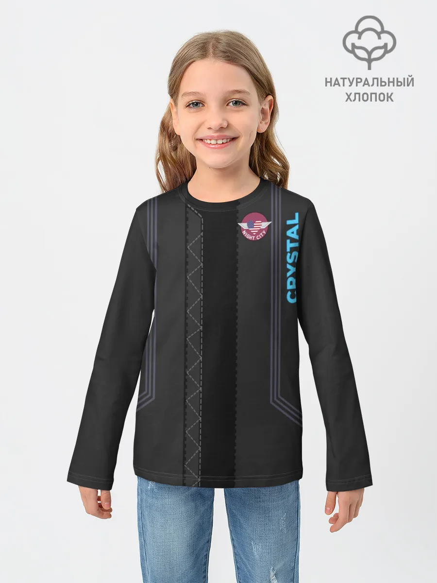 Детский лонгслив / Cyberpunk 2077 Куртка V