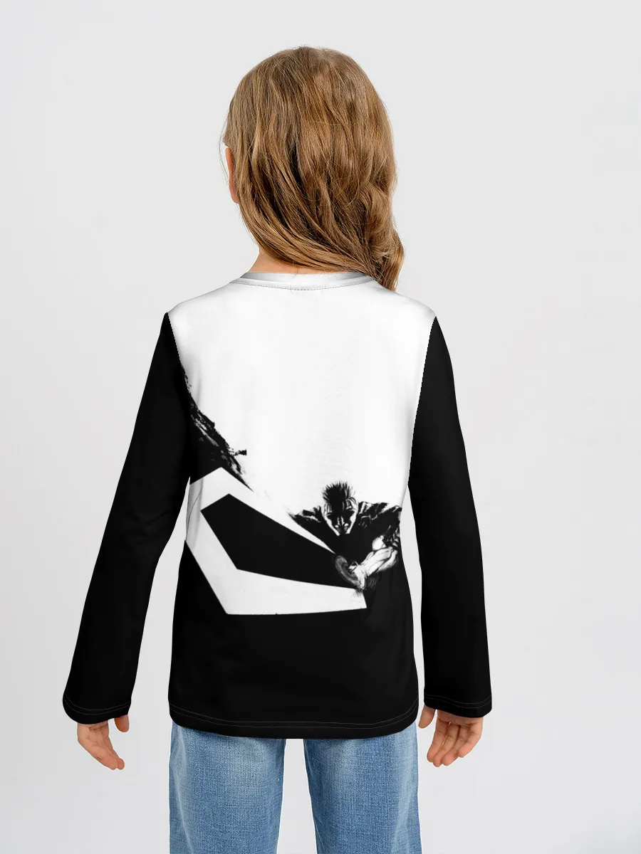 Детский лонгслив / Гатс разрубает тьму! БЕРСЕРК