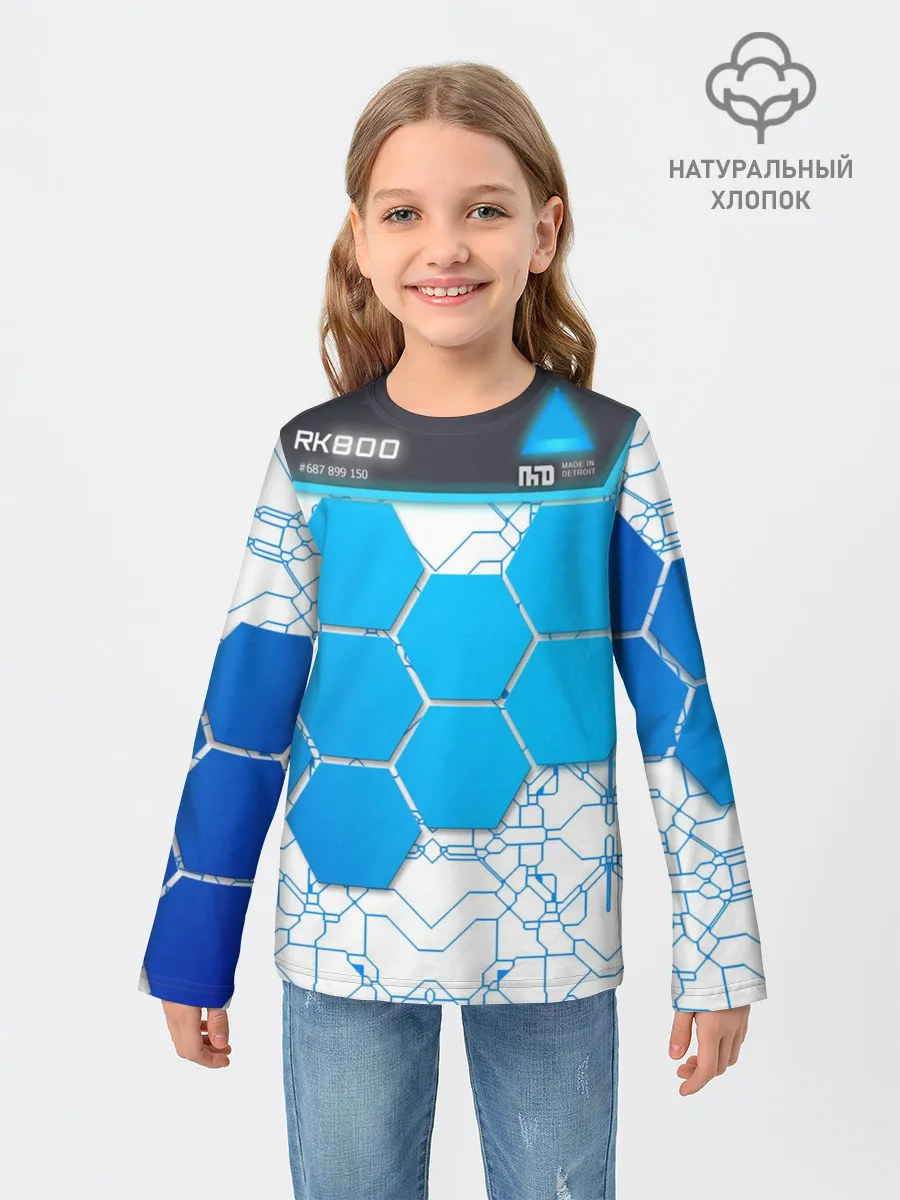 Детский лонгслив / Detroit: become human RK800