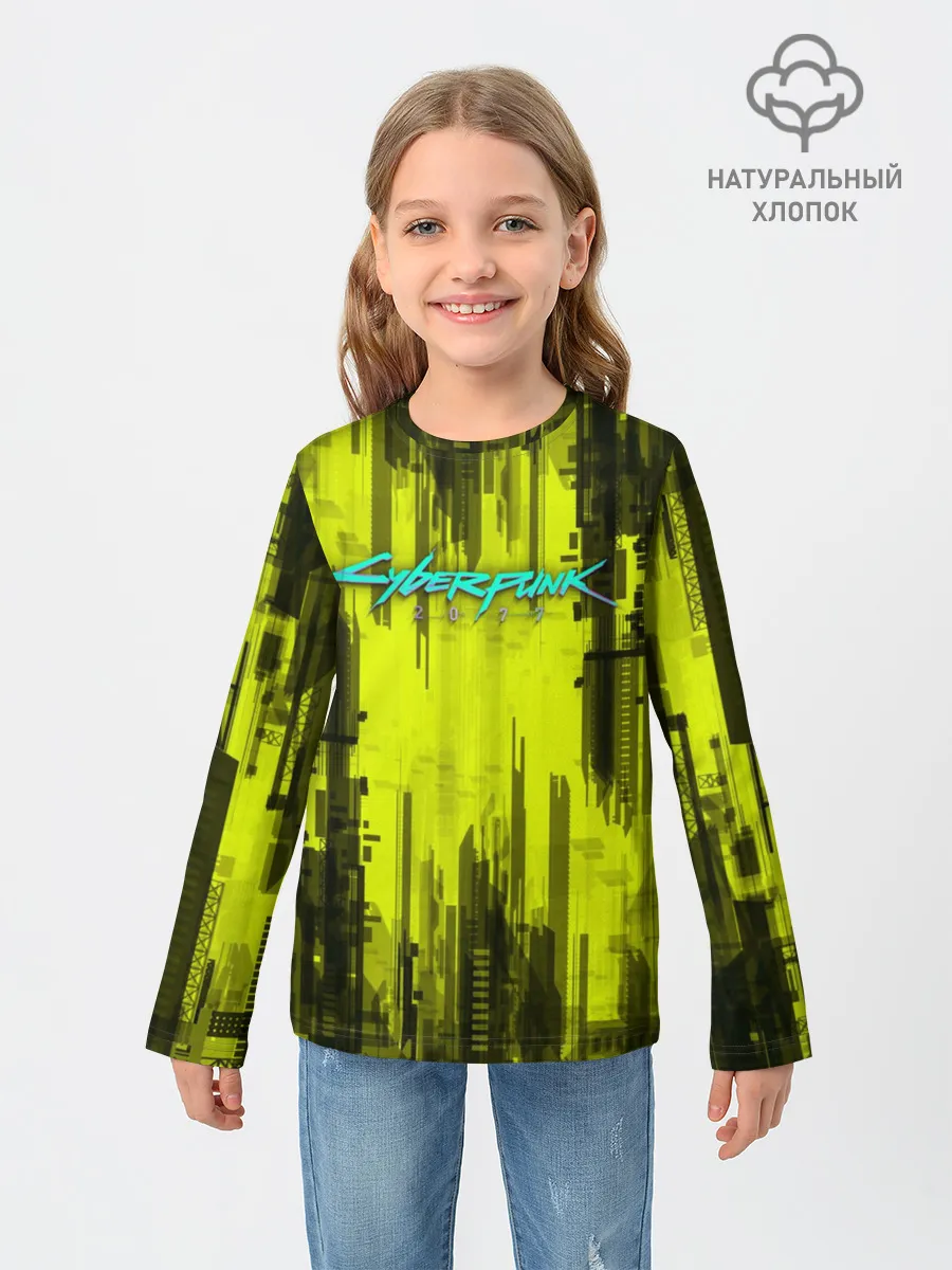 Детский лонгслив / CYBERPUNK 2077 | КИБЕРПАНК 2077