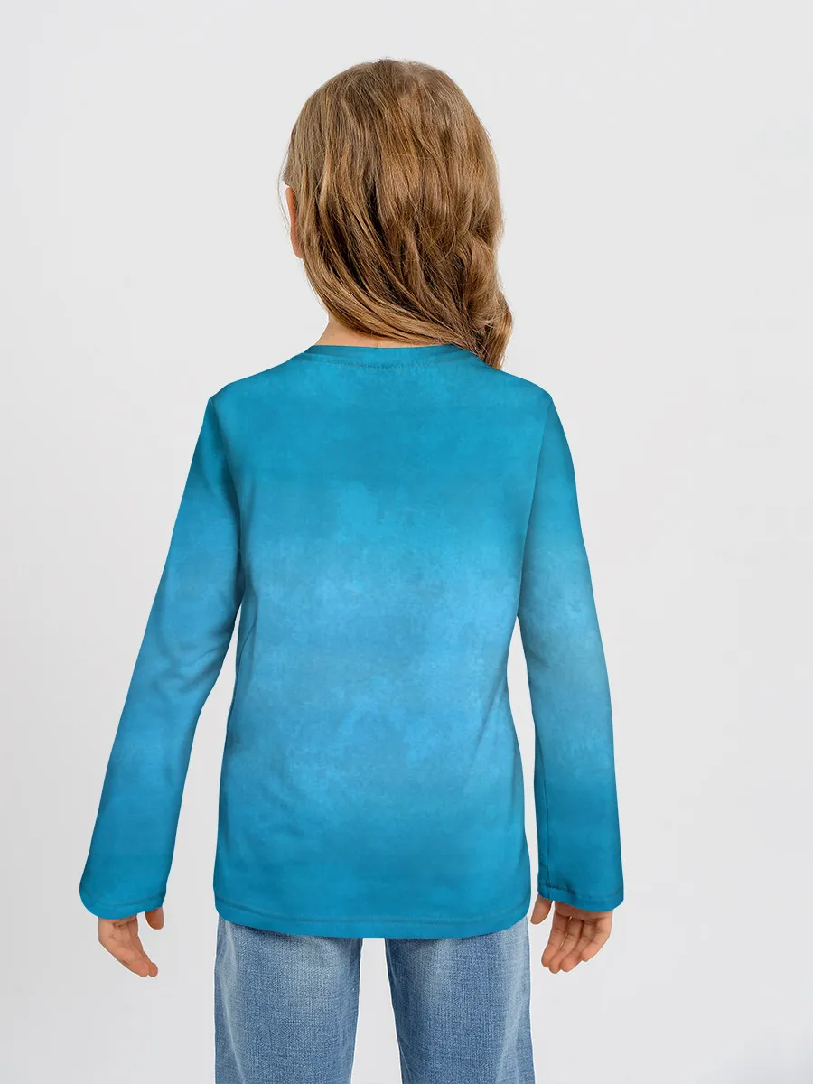 Детский лонгслив / Дельфин