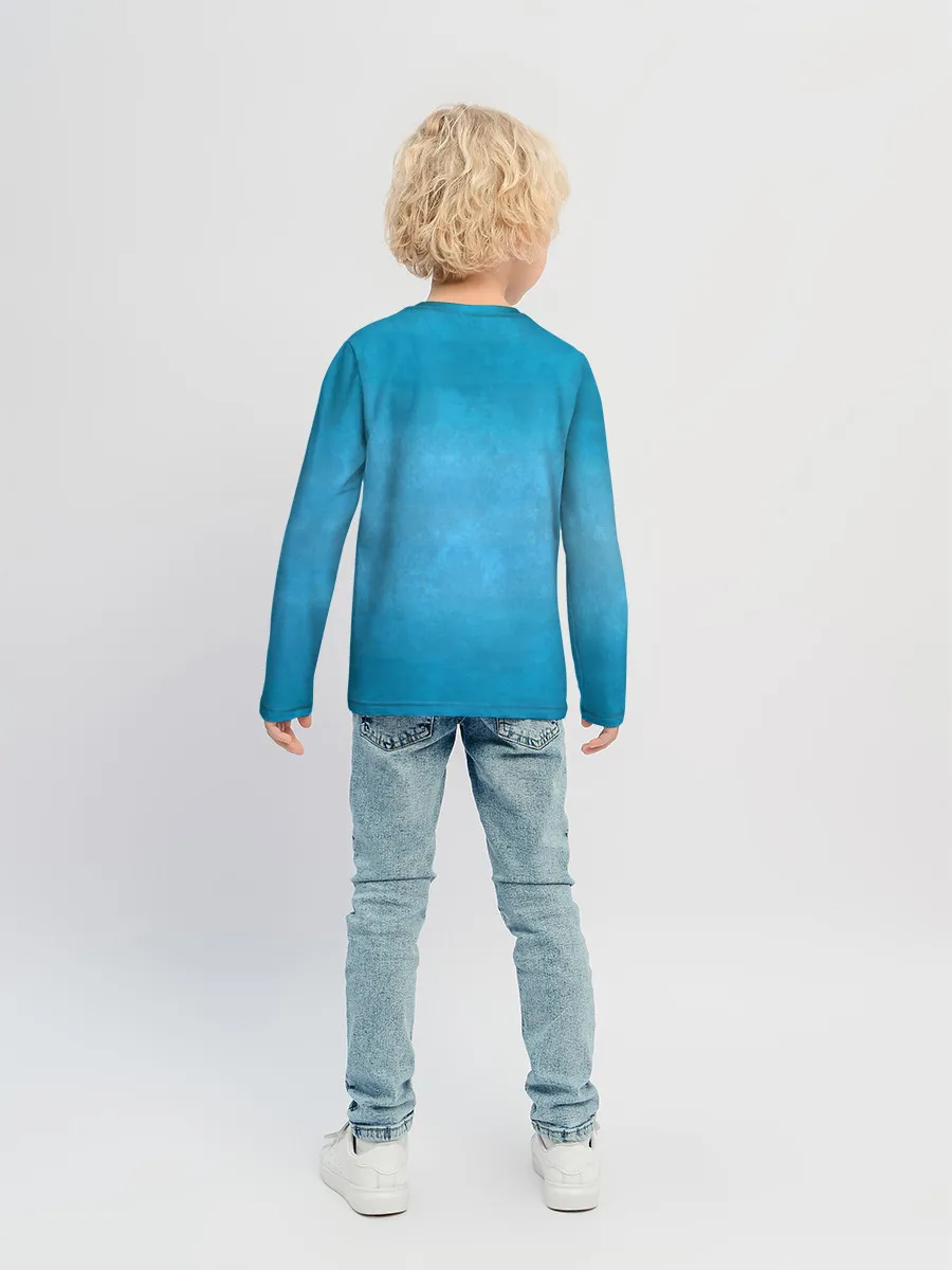 Детский лонгслив / Дельфин