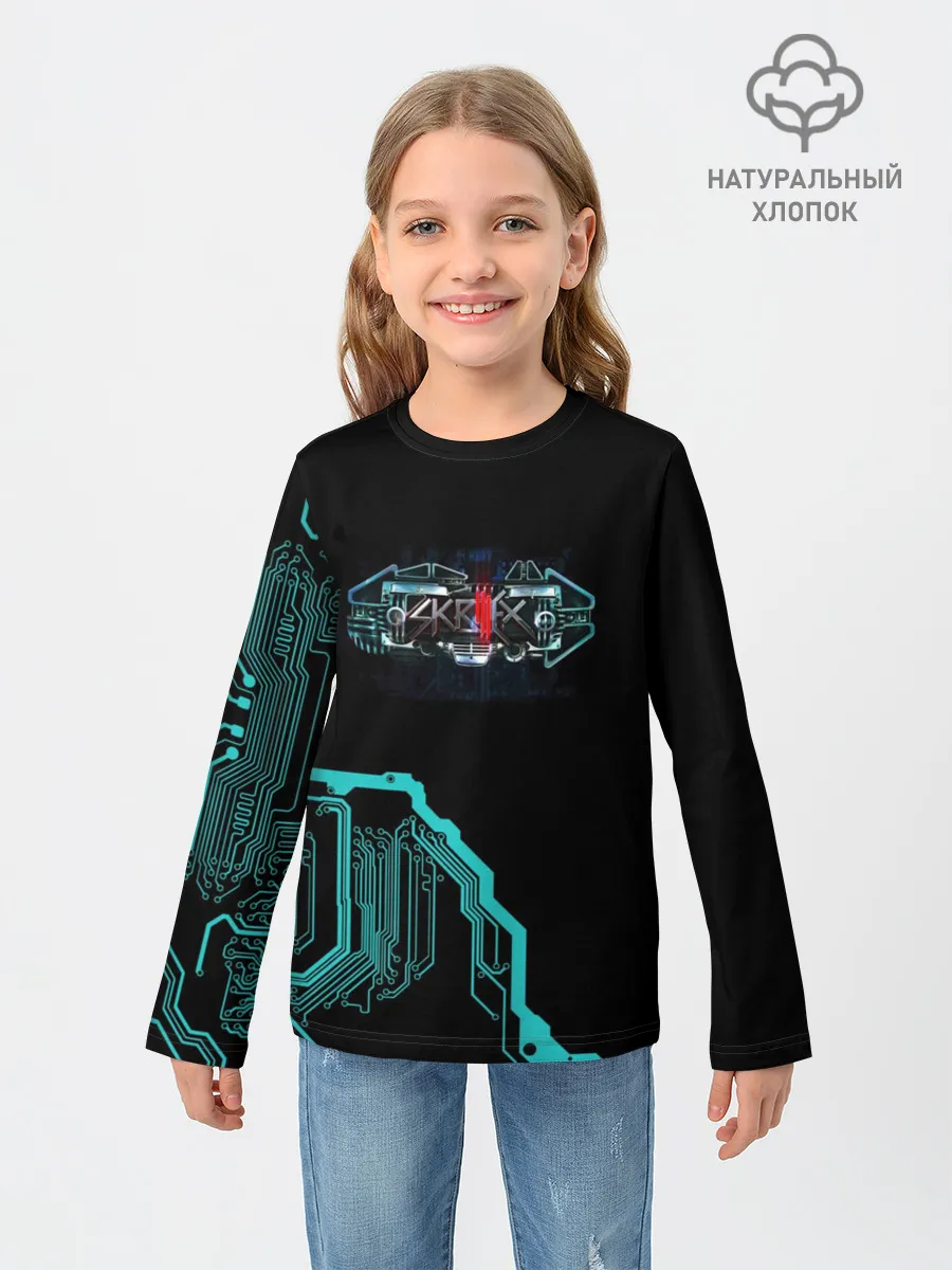 Детский лонгслив / Skrillex