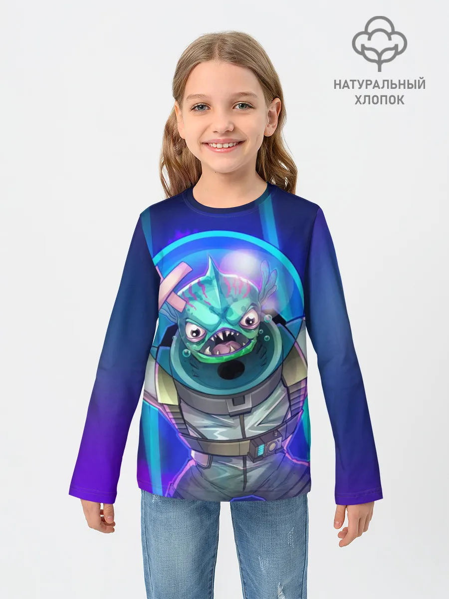 Детский лонгслив / Fishy