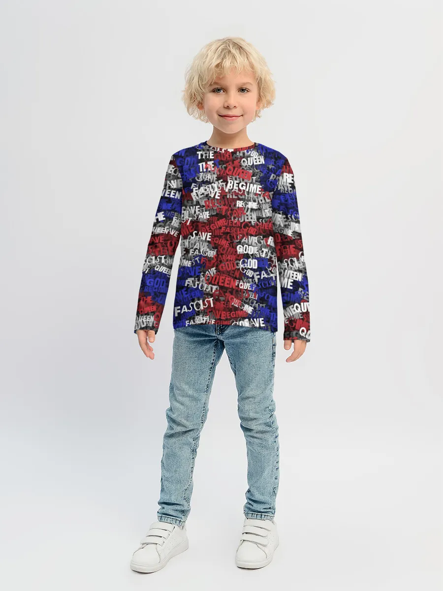 Детский лонгслив / God Save the Queen!