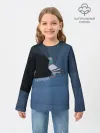 Детский лонгслив / Голубь Наташа