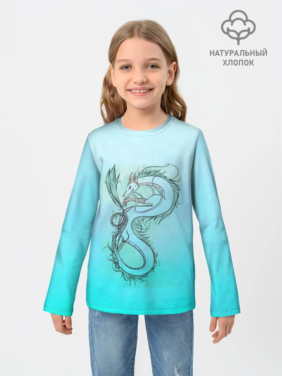 Детский лонгслив / Дракон-Бог Хаку
