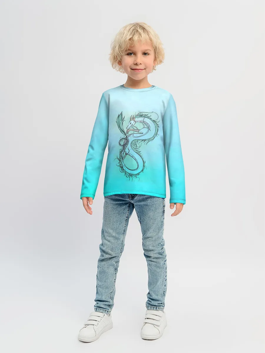 Детский лонгслив / Дракон-Бог Хаку