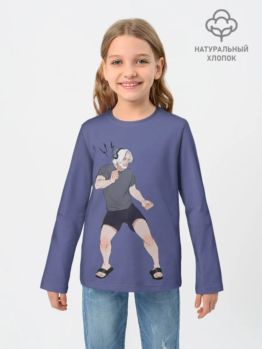 Детский лонгслив / Хэнк танцует