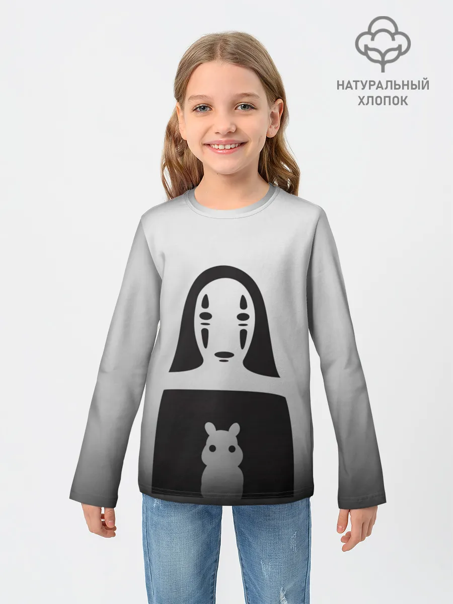 Детский лонгслив / Каонаси и хомячок