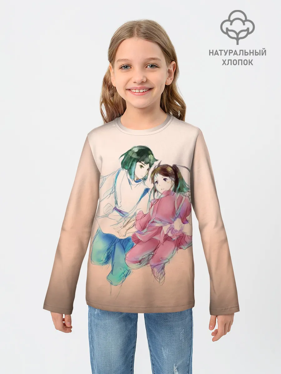 Детский лонгслив / Тихиро и Хаку