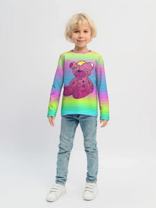 Детский лонгслив / Мишка Lil Peep