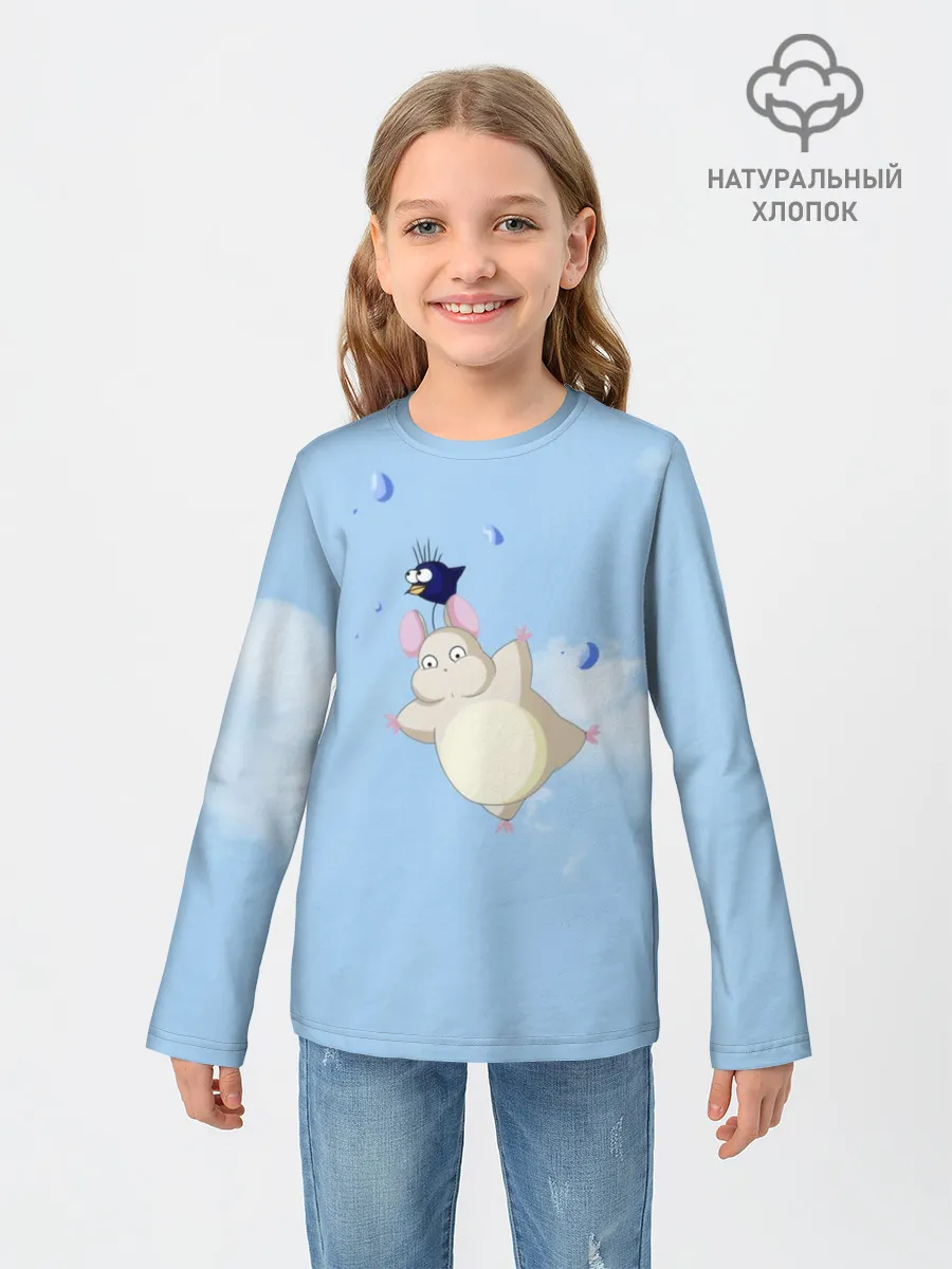 Детский лонгслив / Бо летает с сусуватари