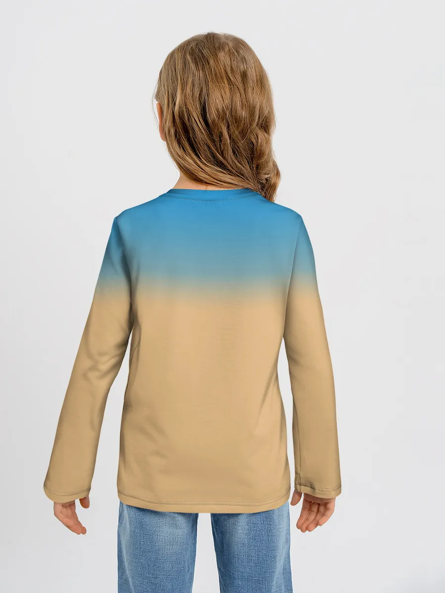 Детский лонгслив / Grumpy cat ART