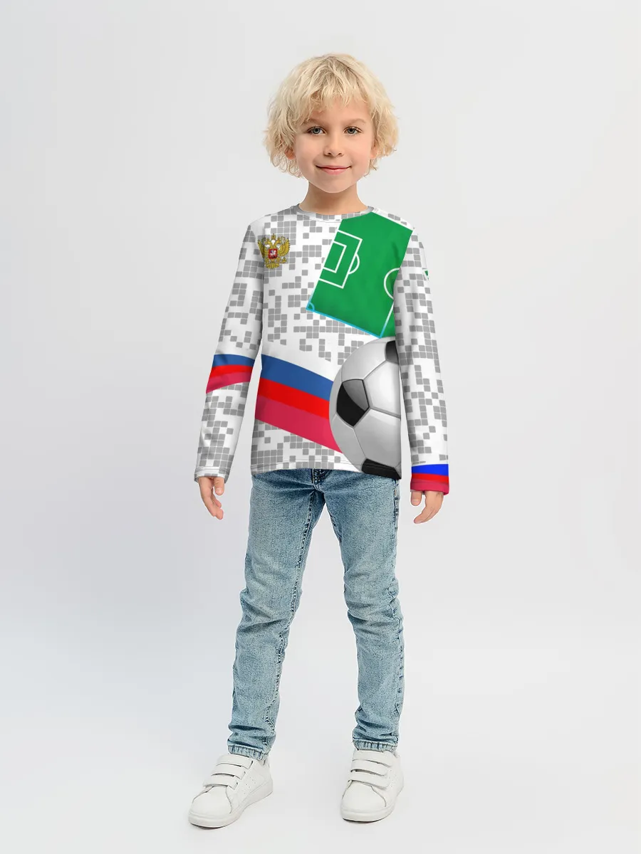Детский лонгслив / Русский футбол