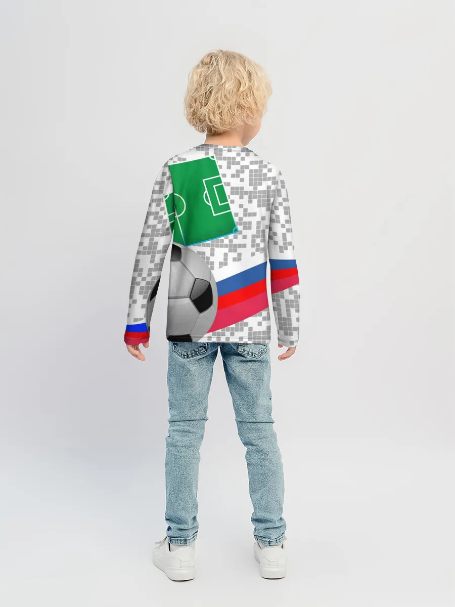 Детский лонгслив / Русский футбол