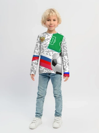 Детский лонгслив / Русский футбол