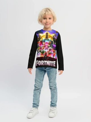 Детский лонгслив / Fortnite Королевская Битва