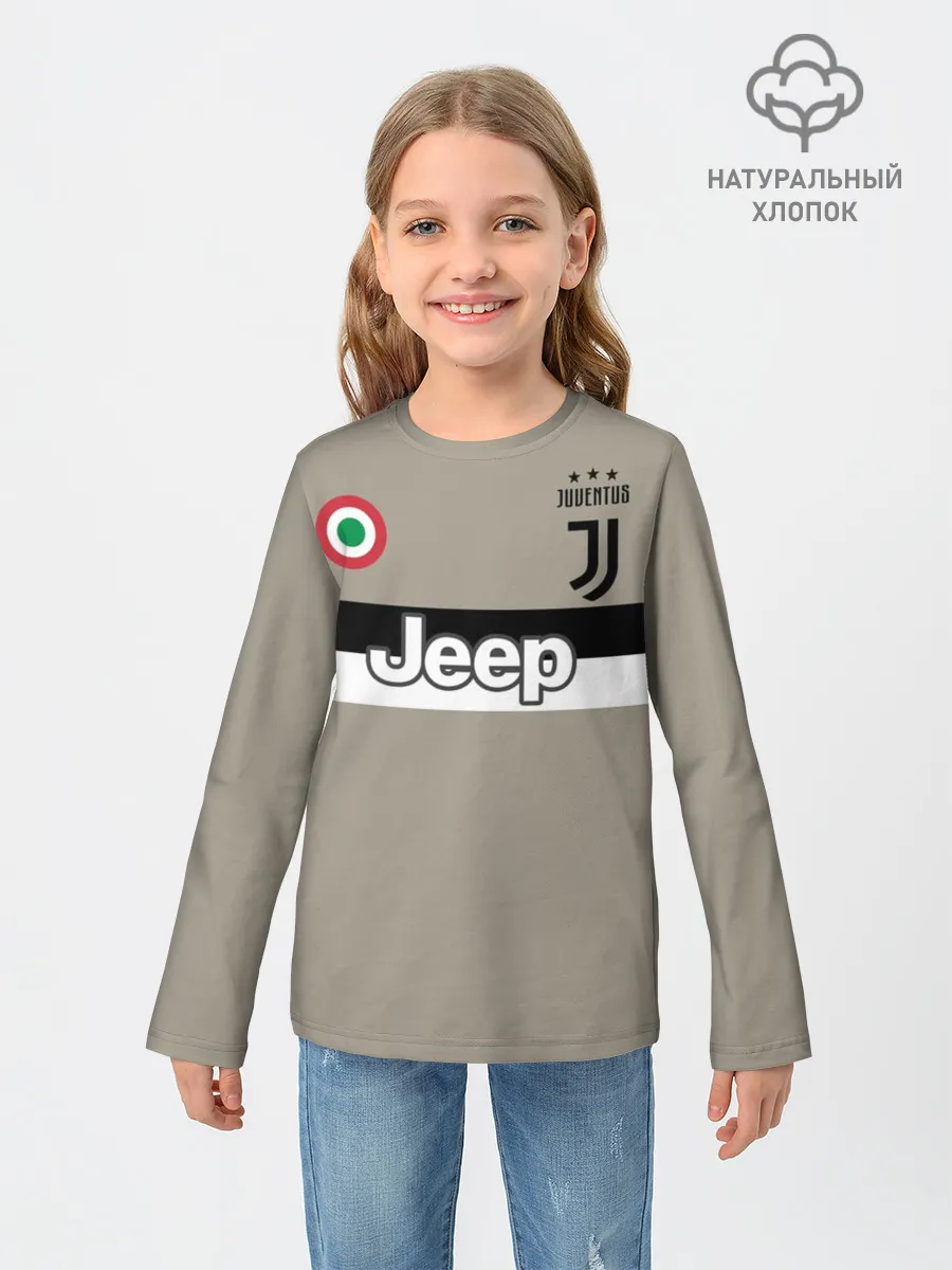 Детский лонгслив / Гостевая форма Роналду Ювентус