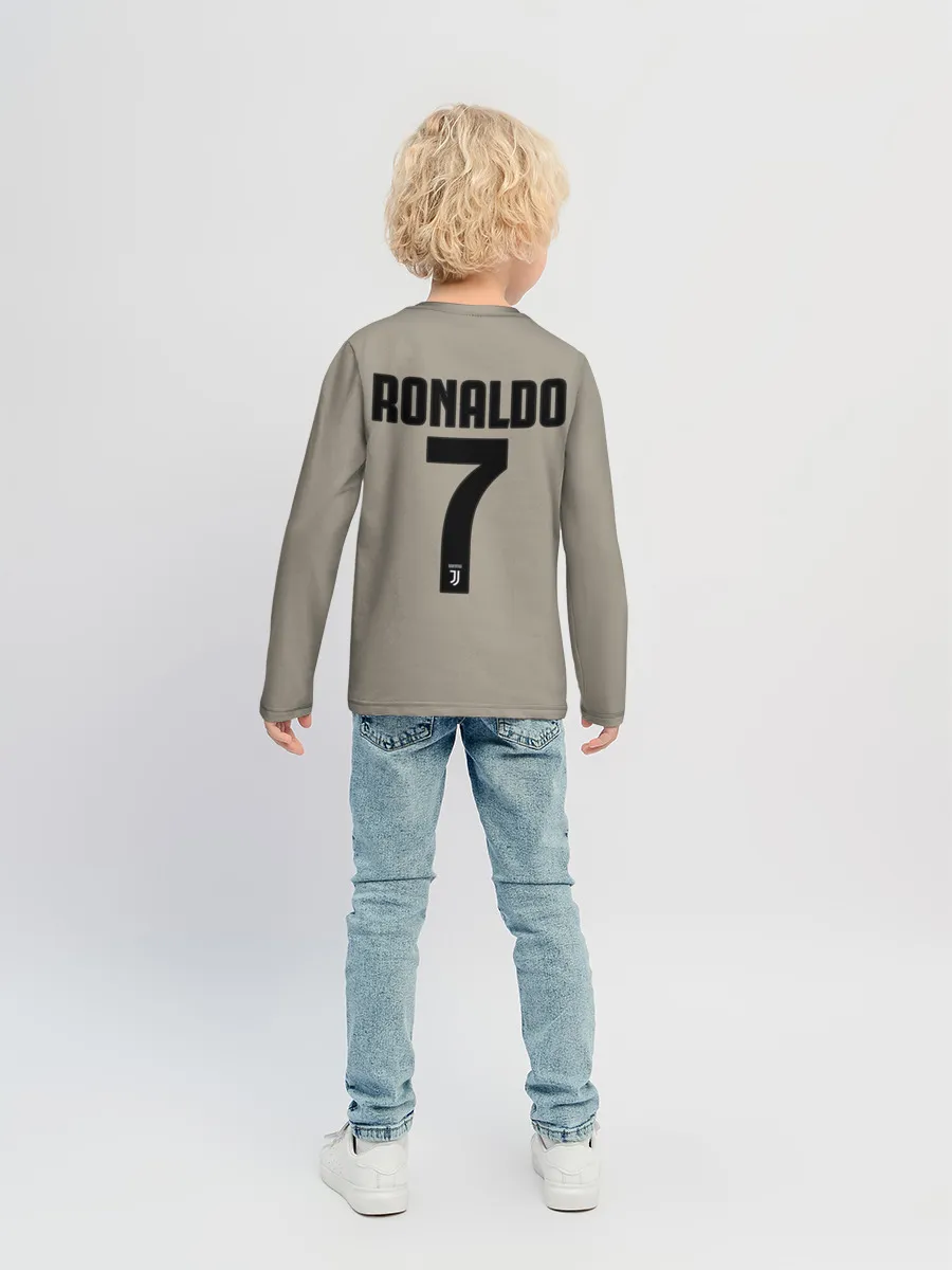 Детский лонгслив / Гостевая форма Роналду Ювентус