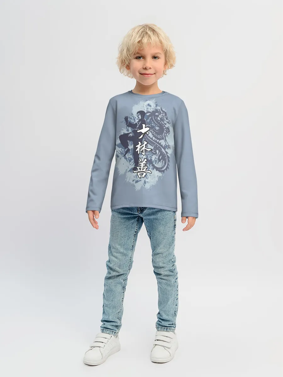 Детский лонгслив / Kung fu