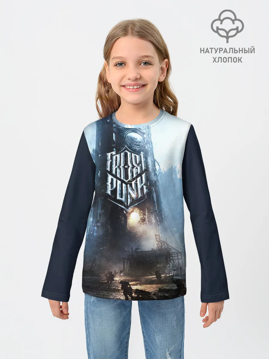 Детский лонгслив / Frost punk