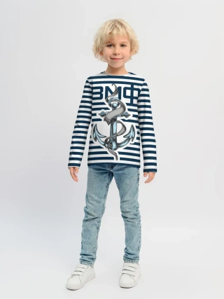 Детский лонгслив / Якорь ВМФ