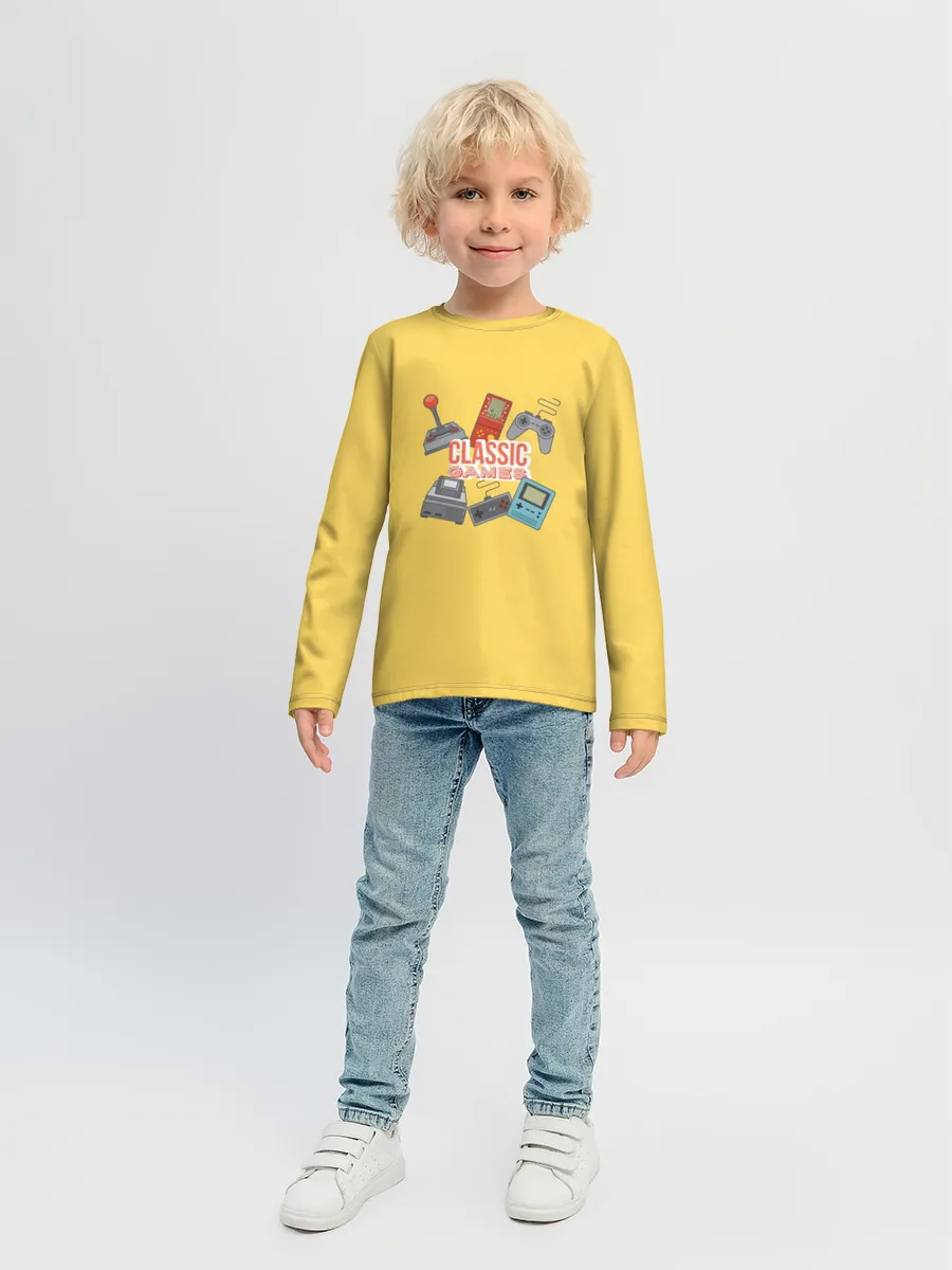 Детский лонгслив / Classic games
