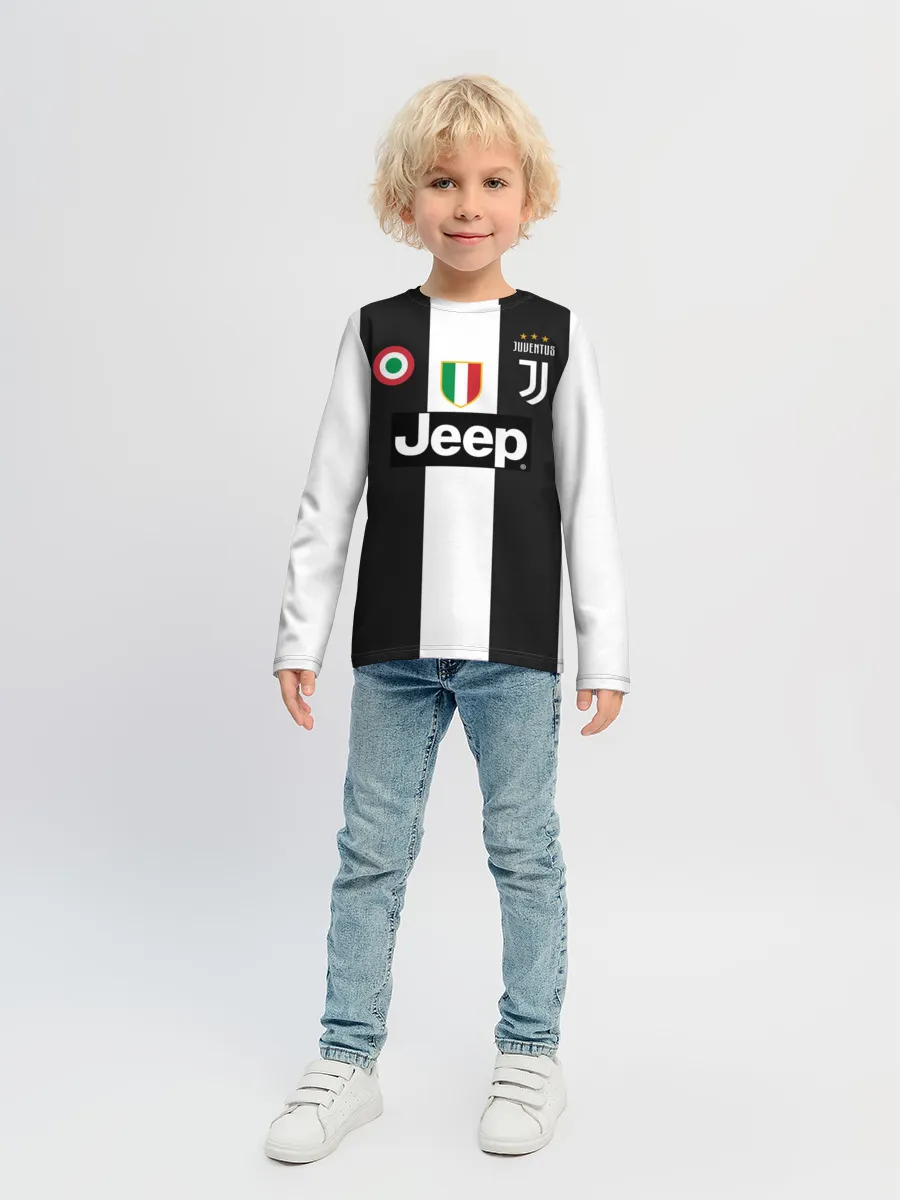 Детский лонгслив / Форма Ювентуса 18-19