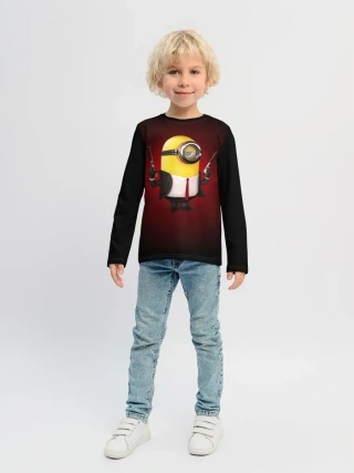 Детский лонгслив / Hitman __