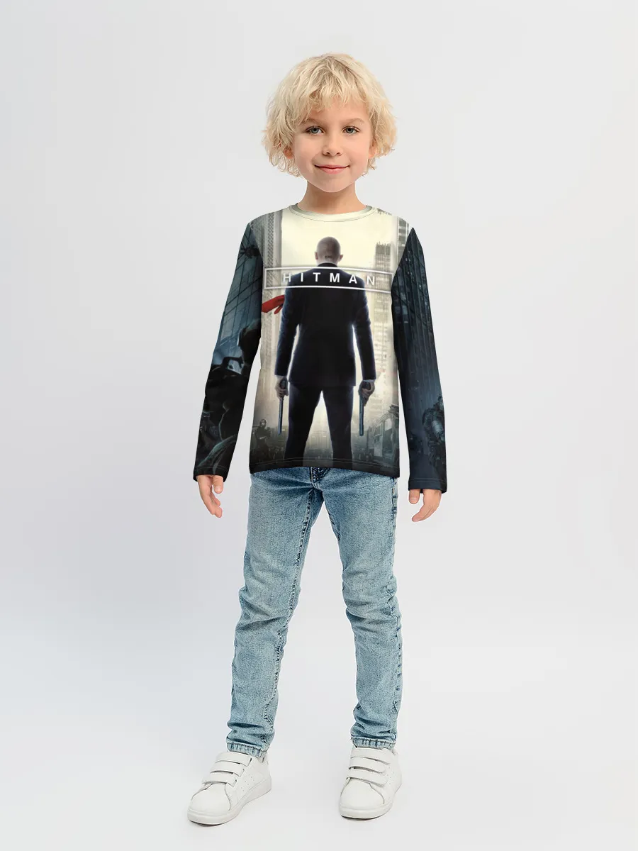 Детский лонгслив / Hitman _5