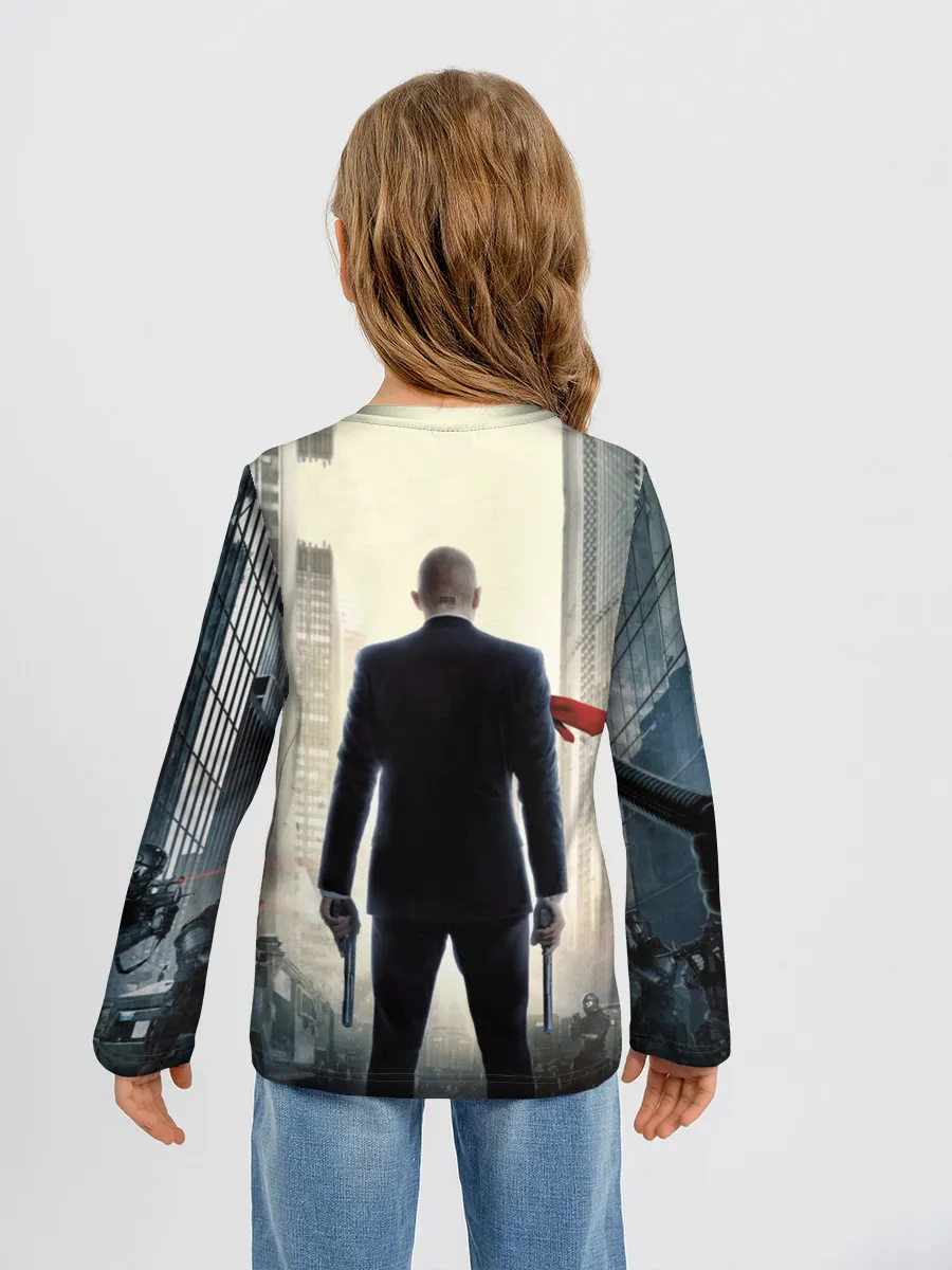 Детский лонгслив / Hitman _5