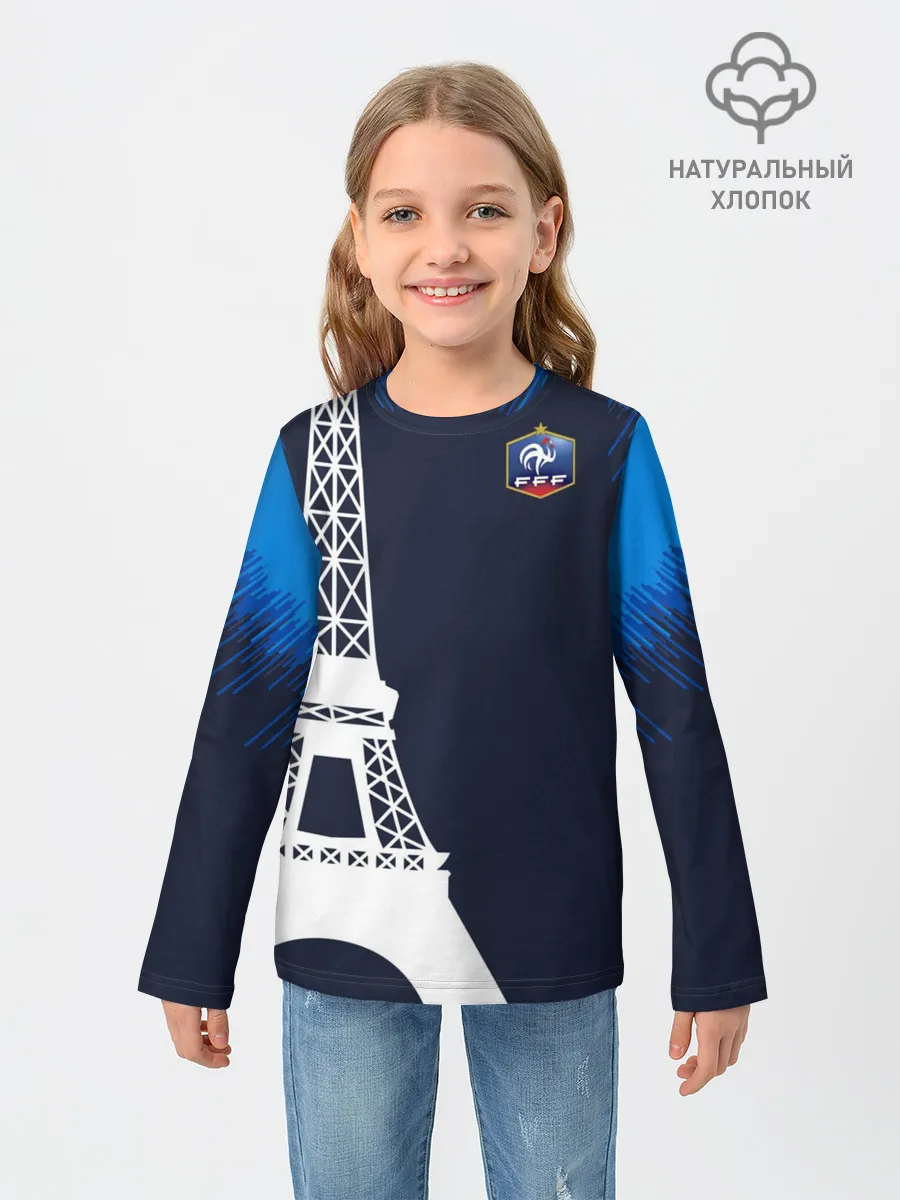 Детский лонгслив / Сборная Франции форма