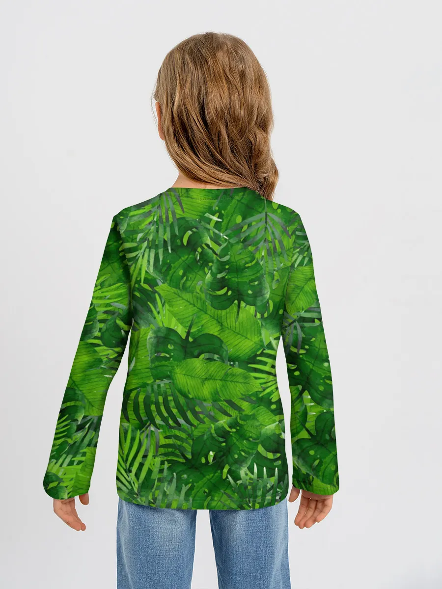 Детский лонгслив / Тропики