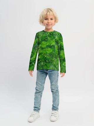 Детский лонгслив / Тропики