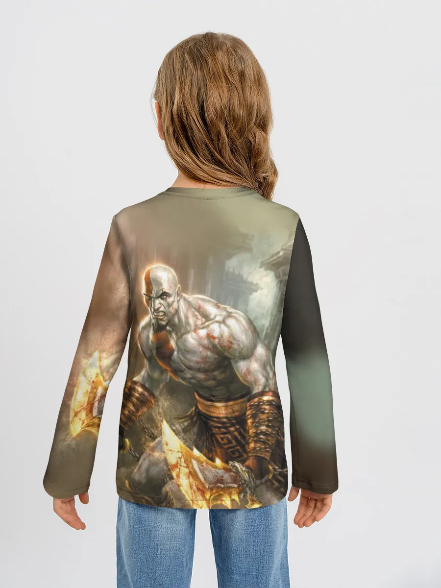 Детский лонгслив / God of War
