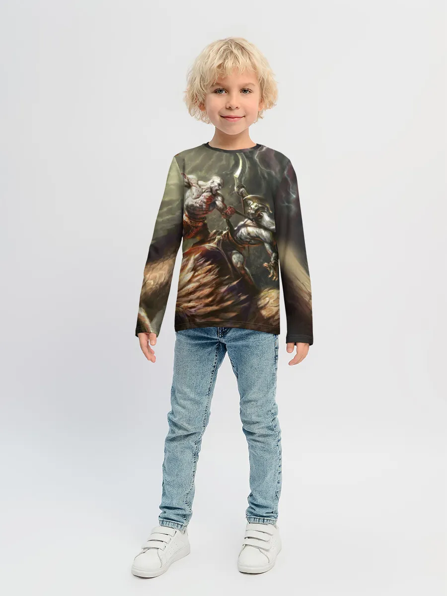 Детский лонгслив / Бог войны