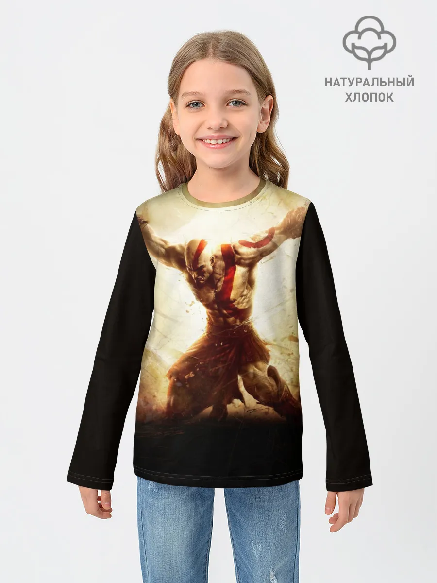 Детский лонгслив / God of War