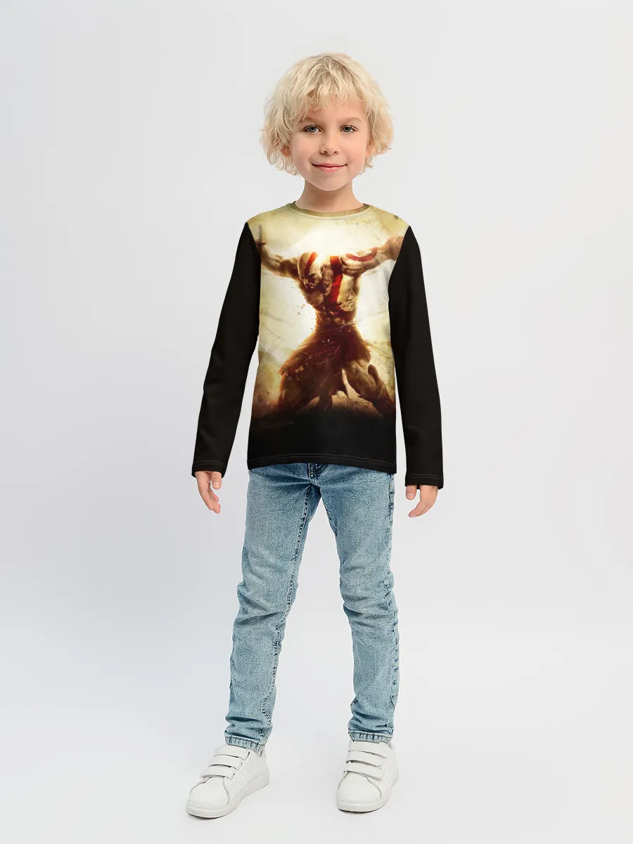 Детский лонгслив / God of War
