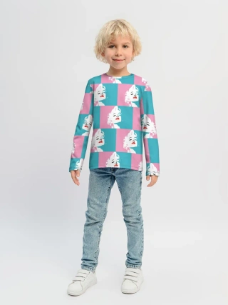 Детский лонгслив / Marilyn Monroe