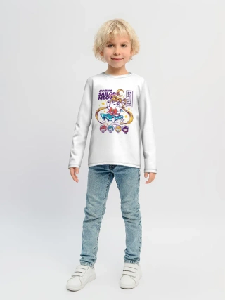 Детский лонгслив / Sailor Meow