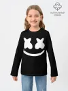 Детский лонгслив / Marshmello black