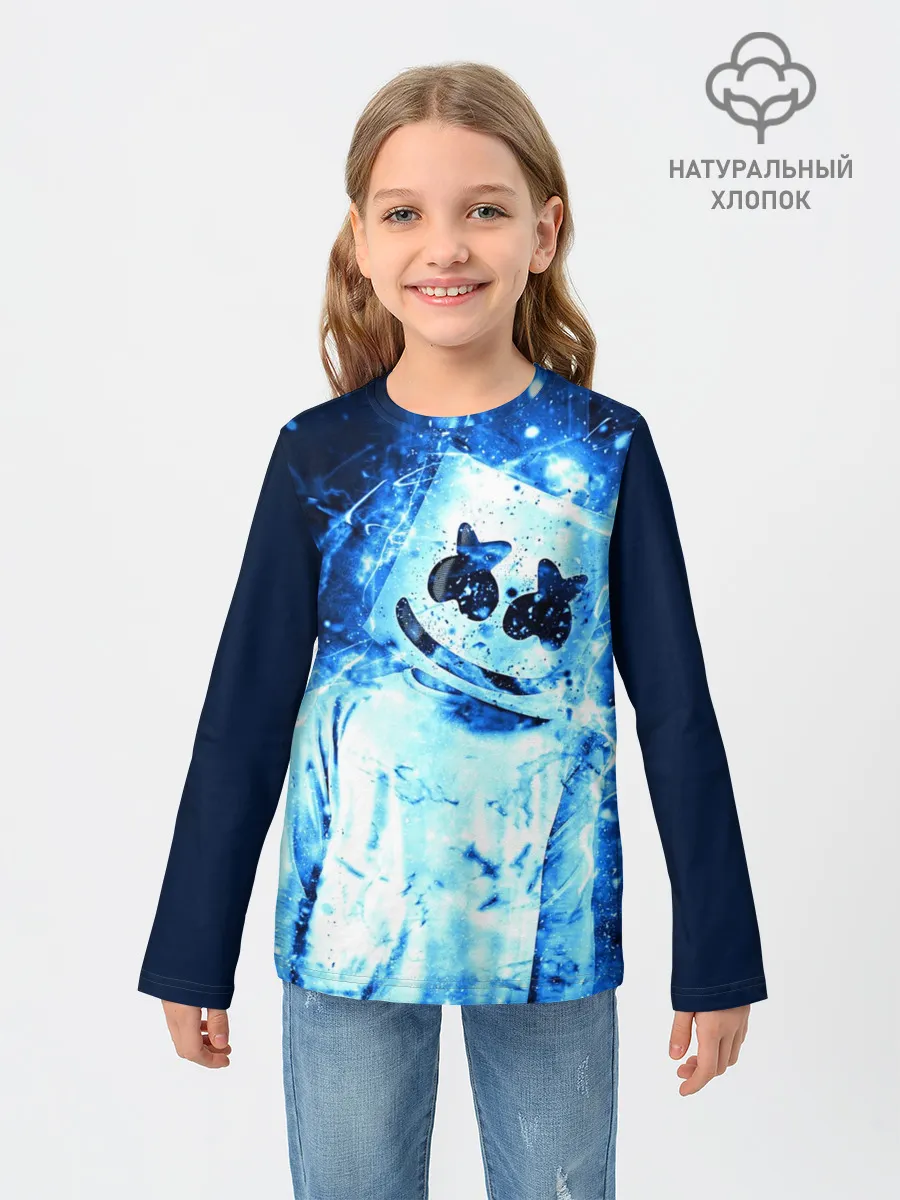 Детский лонгслив / Marshmello