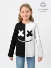 Детский лонгслив / MARSHMELLO BLACK & WHITE