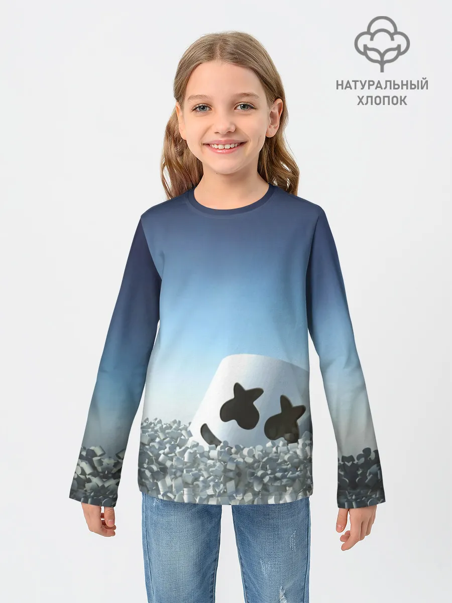 Детский лонгслив / Marshmello