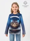 Детский лонгслив / КОТ АСТРОНАВТ